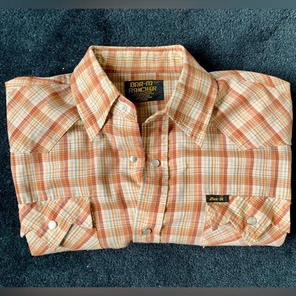 Vintage Bar M Rancher Cowboy Shirt - Picture 9 of 9